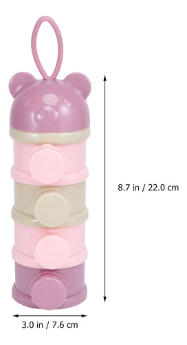 Caja De Leche En Polvo Infantil De Dibujos Animados De 4 Cap