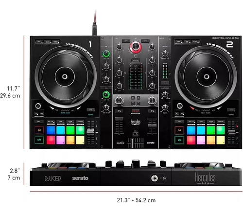 Controlador Dj Superficie Hércules Dj Control Inpulse New