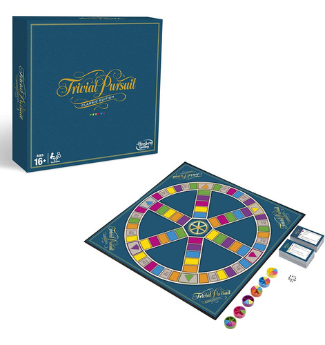 Juego Trivial Pursuit De Hasbro Gaming: Edición Clásica