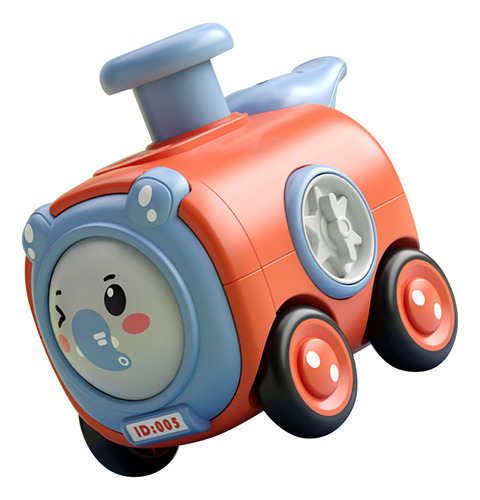 Inertia Train Toy Press, Silbato Que Cambia La Cara
