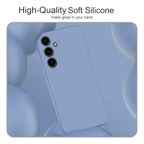 Funda Para Galaxy S24 Lavender Gris Delgado Suave Silicon Ge