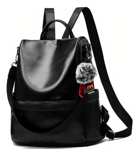 Mochilas Antirrobo Para Mujer Moda Mochila Bolso De Casual Hombro Gran Capacidad Mochila De Viaje Color Negro