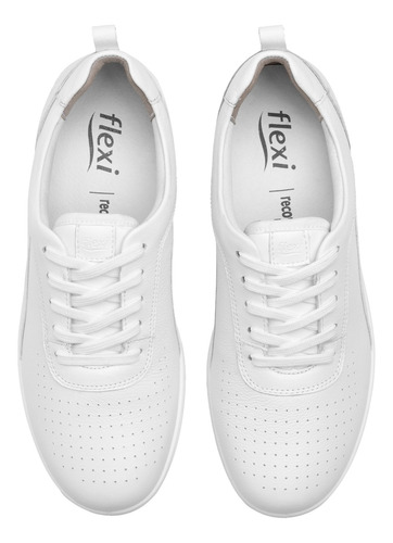 Zapato Confort Casual Para Mujer Flexi 102015 Blanco