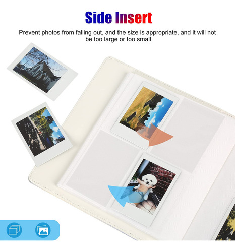 Álbum De Fotos Con 256 Bolsillos Para Cámara Fujifilm Instax 11 12 9 40, Cámara Polaroid, Álbum De Fotos Para Cámara Instantánea Fujifilm Instax Mini Evo Liplay 90 8 7+, Polaroid Hp Zink Fotos De 2 X