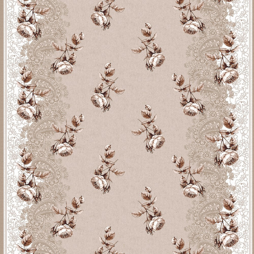 Toalha Mesa Plástica Térmica Finesse 4 Lugar Redonda 1,38 Cor Estampada