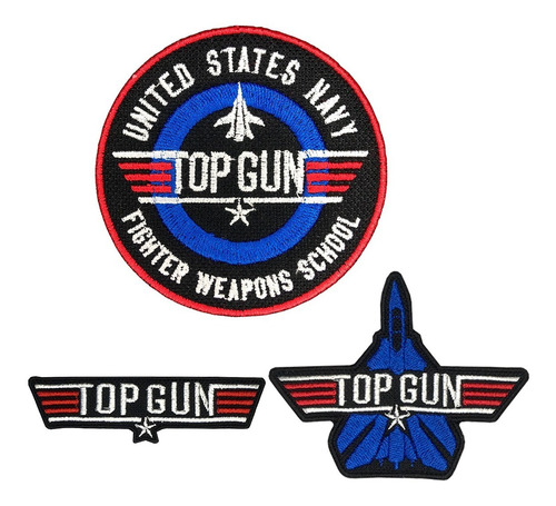 Patch Termocolante - Kit Top Gun Academy