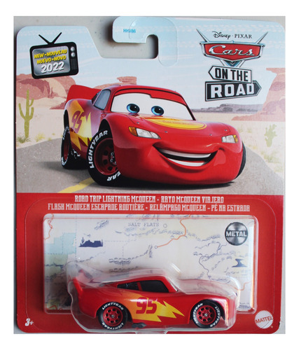 Rayo Mcqueen Cars Disney Pixar On The Road Mattel 