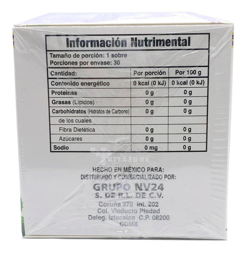 Imagen 4 de 4 de Té Chupa Grass Jengibre 30 Sobres Castaño De Indias (5 Cajas