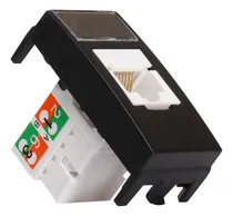 Comprar Módulo Rj45 Cat 5e Internet Preta Clean Margirius