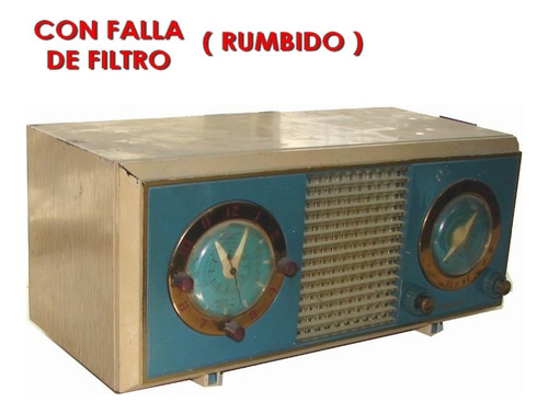 Raro Radio Antiguo De Bulbos Philco Con Falla