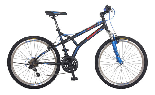 Bicicleta Benotto Montaña Fire Back R26 21v Shimano Acero Color Negro/azul Tamaño Del Cuadro Único
