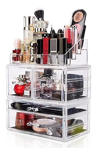 Estuches De Exhibición - Dreamgenius Makeup Organizer 3 Piec