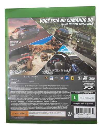 Forza Horizon 3 - Standard Edition Mídia Física Semi Novo (Usado)