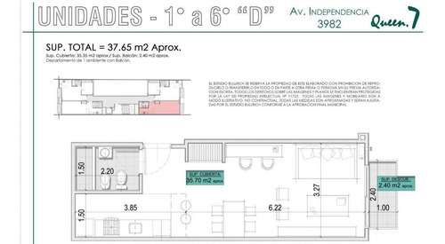 Imagen 27 de 30 de Venta Departamento 2 Ambientes En Almagro
