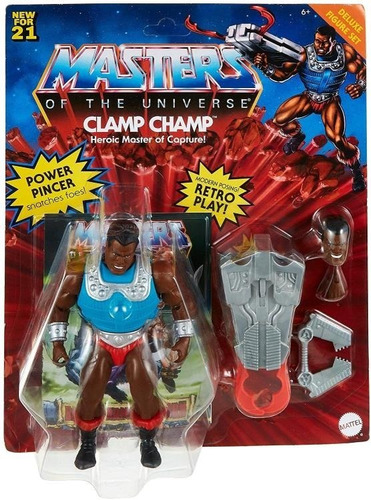 Masters Of The Universe Origins Clamp Champ Action Figure (Usado)