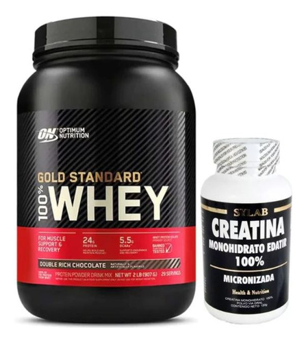 Optimum Nutrition 2lb + Creatina Sylab 120g