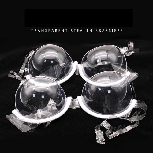 Q+ Sujetador Transparente Desechable For Mujer Con Correa