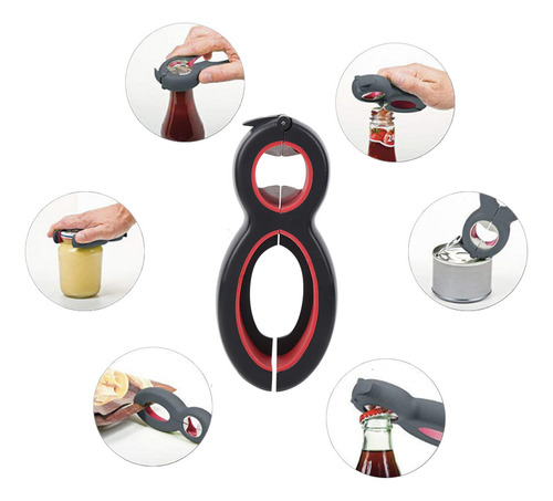 Kit De Abrebotellas Multifunción, 5 En 1, Utensilio De Cocin
