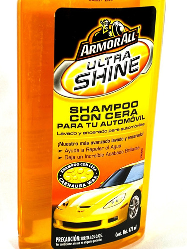 Shampoo Armor All Concen. C/ Cera Brillo+ 5 Micros 473ml S4