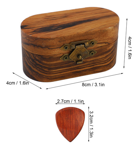 Palheta De Guitarra: Madeira, Aparência Suave, Delicada, Lev