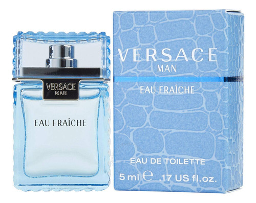 Perfume Versace Man Eau Fraiche Edt 5ml Para Homens