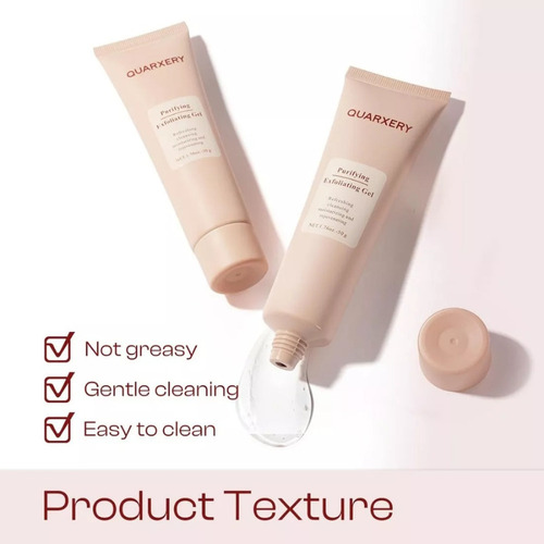 Fc Gel Exfoliante Quarxery, Gel Exfoliante Suave, 2
