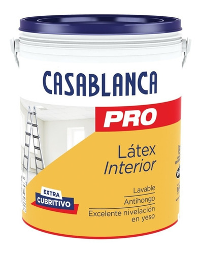 Pintura Latex Pro Interior X 10 Lts Casablanca - Kromacolor