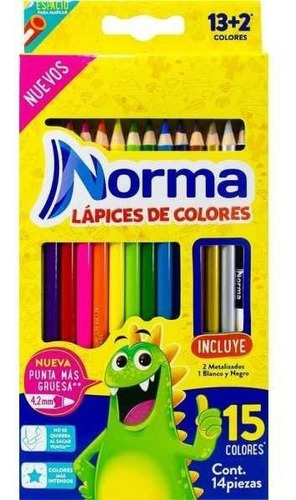 Colores Norma 12+2 Largos Precio Mayoreo $61.64