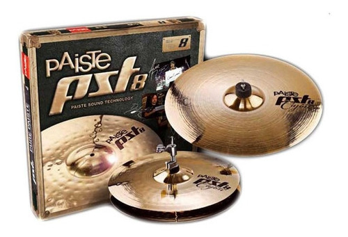 Paiste Pst8 Set Platillo  Cajon Set 12/16 Caja Cerrada