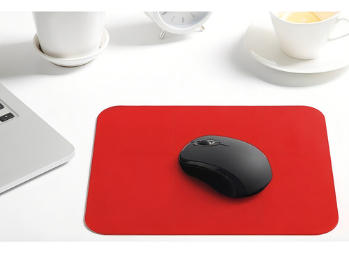 Set De 2 Mouse Pads / Alfombrilla Gamer Ergonomicos Para Ratón Láser O Óptico Color Rojo