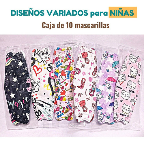 Mascarillas Fish Niños Certificadas Importadas Ce Fda Gb26 