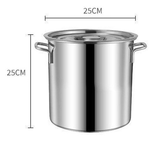 Olla Para Sopa De Acero Inoxidable, Cacerola Para Hervir