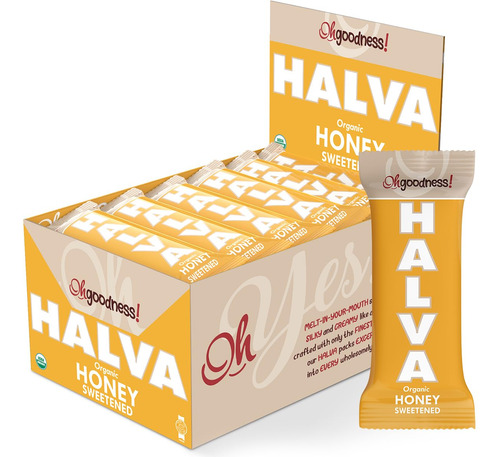 Oh, Dios! Barras Organicas Halva  Aprobado Por Paleo  Sin