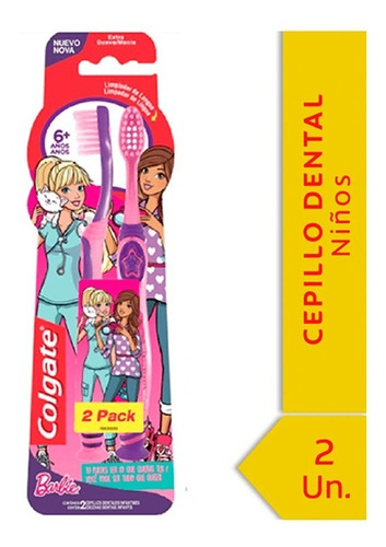 Colgate Cepillo Dental Infantil Con Diseños +6 Años 2 U