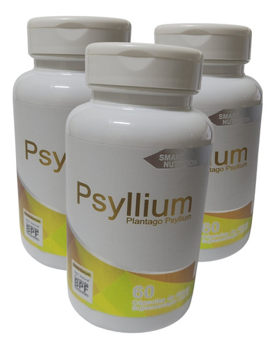 Psyllium Kit 3 Potes 60 Caps