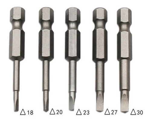 Set Puntas Triangulares Imantadas Para Tornillo Triangular