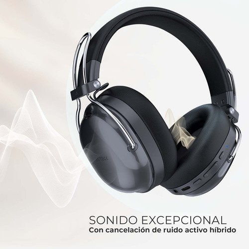 Audífonos Para Disp Inalámbricos Luxe Pure Hp730 Bt 5.4 Color Negro