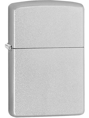 Imagem 1 de 8 de Isqueiro Zippo 205 Classic Metal Satin Original Com Fluido