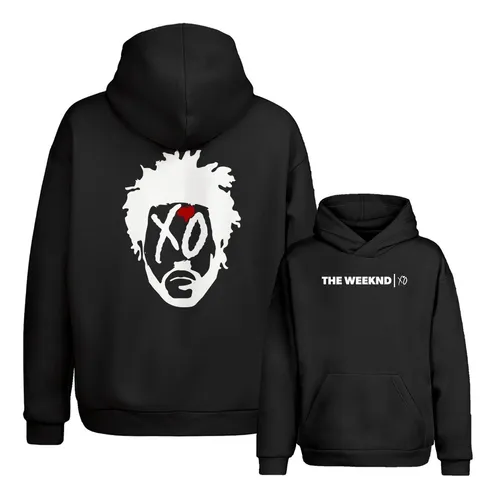 Serrado Tanga estrecha desierto Sudadera The Weeknd Xo Logo Silueta Shops