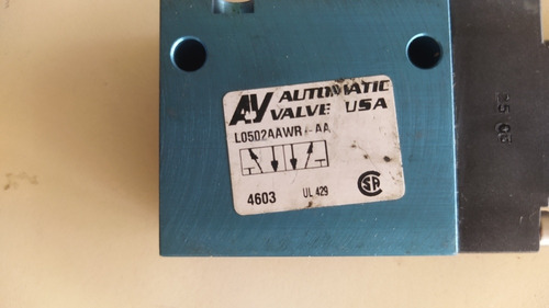 Válvula Neumática 5 Vías 2 Posiciones 1/8 Npt L0502aawr-aa