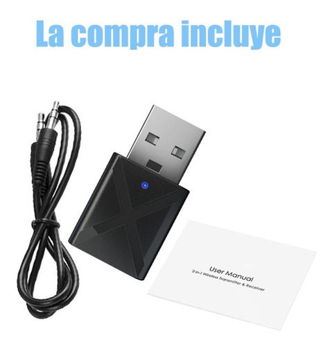 Transmisor Receptor Audio Bluetooth Jack 3.5 Tv Auriculares