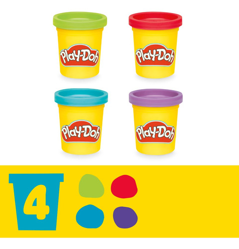 Play Doh Starters - Set De Juego Portatil - Masas / Diverti