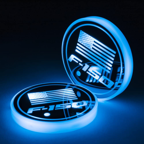 2 Luz Para Portavaso F-150 Ambiente Interior Automovil Led