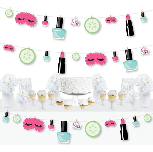 Big Dot Of Spa Day - Decoraciones Para Fiestas Hechas A Mano