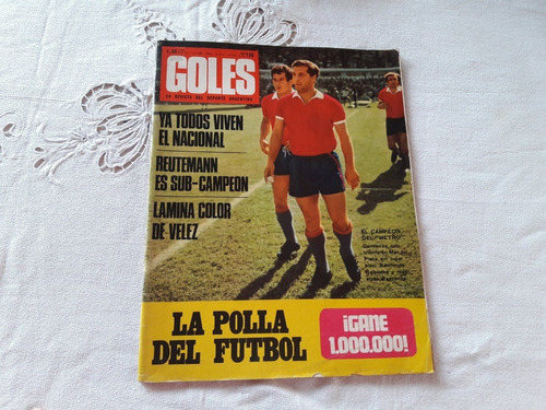 Goles Nº 1188 12/10/1971 Independiente - Lamina Velez 