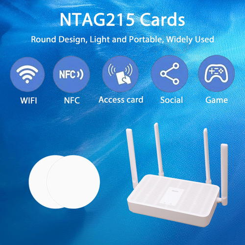 Etiquetas Nfc Tag Adhesivo 25mm Ntag215 Con Caja (x50u)