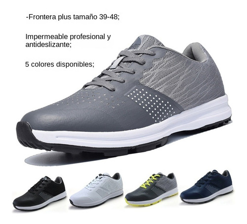 Zapatos De Golf Impermeables De Talla Grande, Zapatos Ent