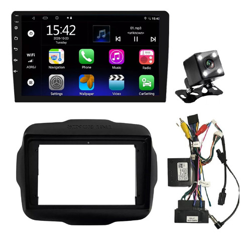 Estereo 9 Android Jeep Renegade 2016  Marco +camara +canbus