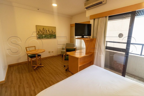 Imagem 14 de 15 de Flat Na Charmosa Al. Lorena O Quality Hotel Paulista No Pool Para Investimento - Sf25884