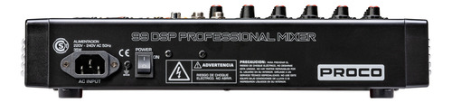 Proco St 8 Mixer Consola Streaming Radio Interface Usb